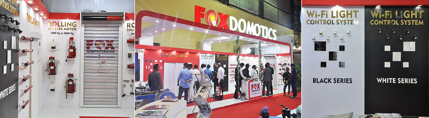 Fox Domotics Exhibition Stall